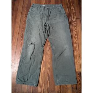 Carhartt Green Cargo Pants 38X34